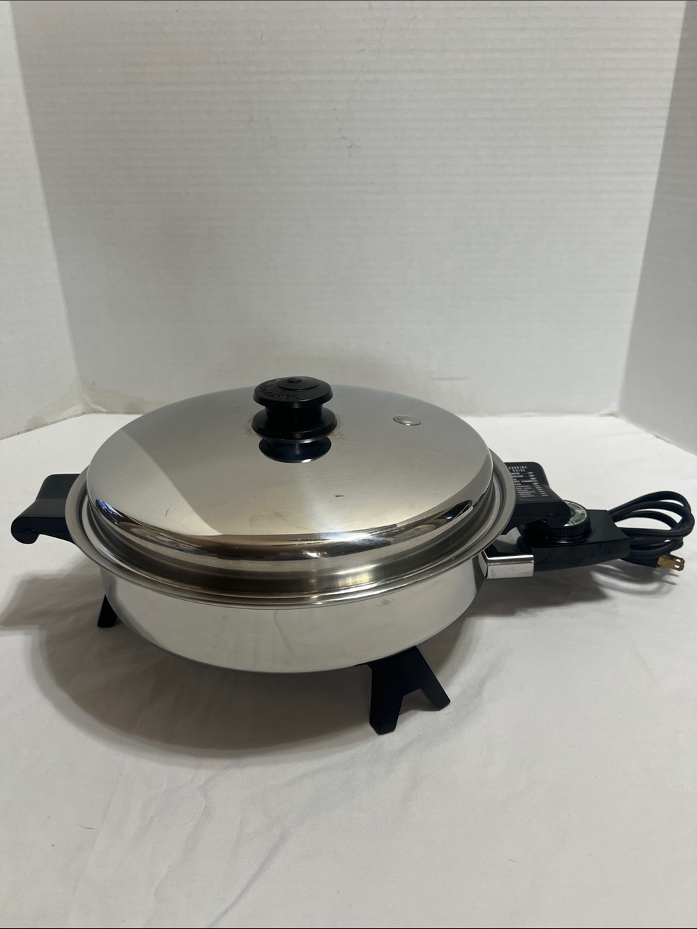 Saladmaster 11” Stainless Steel Electric Oil Core Skillet